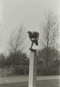 Standbeeld-honkballer